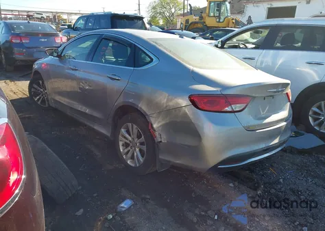 2015 Chrysler 200 Limited from USA, damaged, VIN 1C3CCCAB0FN695585